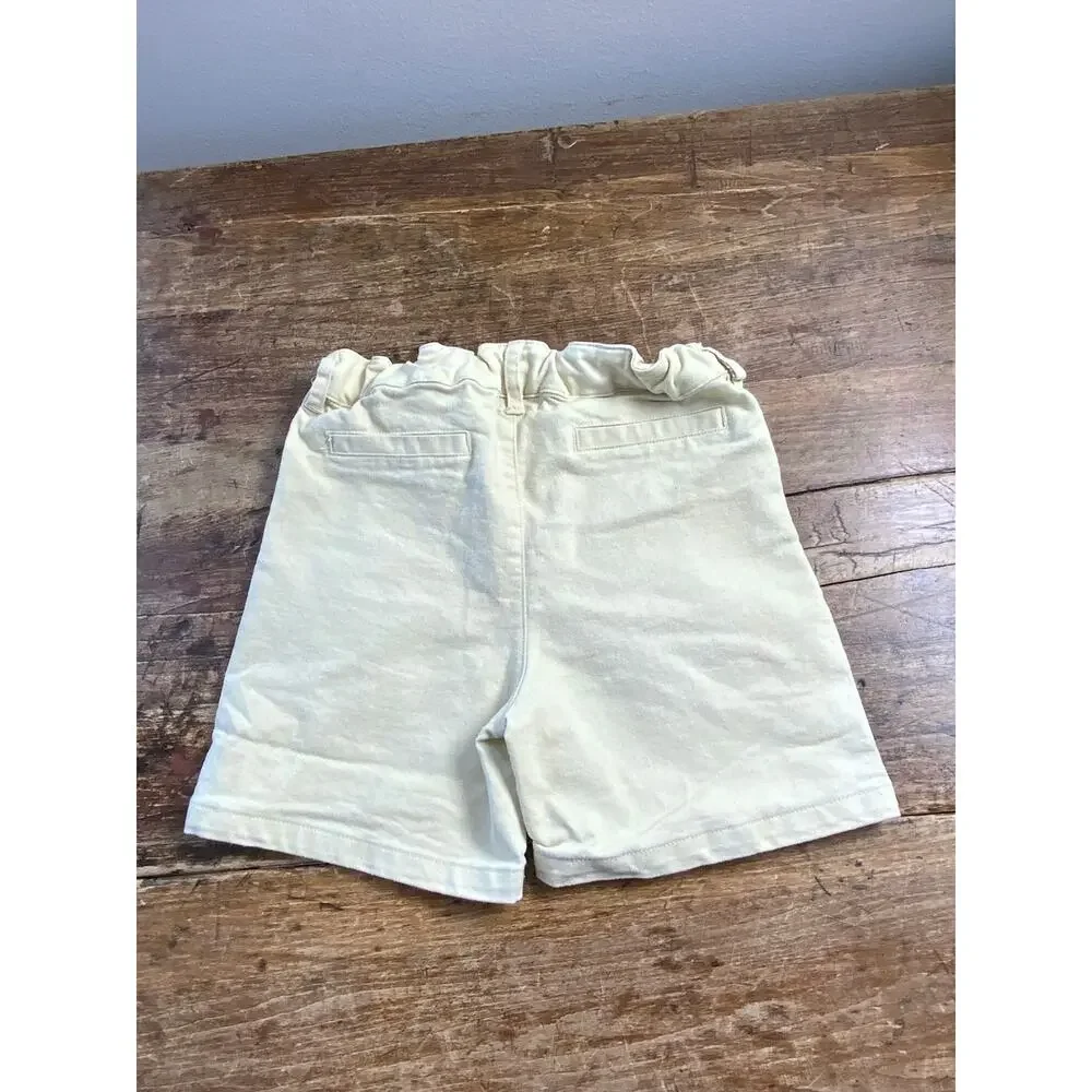 Ishtex Boys light yellow/cream shorts‎ size 4T